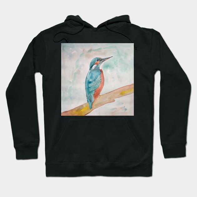 Kingfisher Hoodie by penandstrings